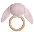 Rattle Pink Bunny by Little English