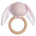 Rattle Pink Bunny by Little English