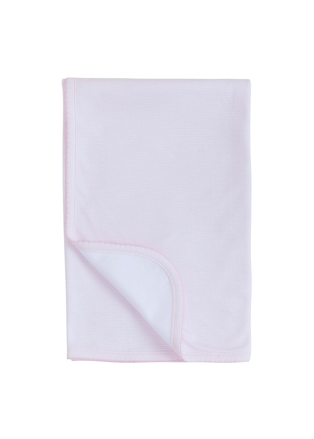 Printed Blanket Light Pink Signature Stripe by Little English