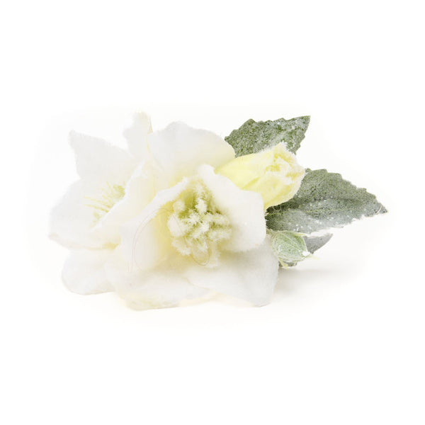 Snowy Helleborus Napkin Ring