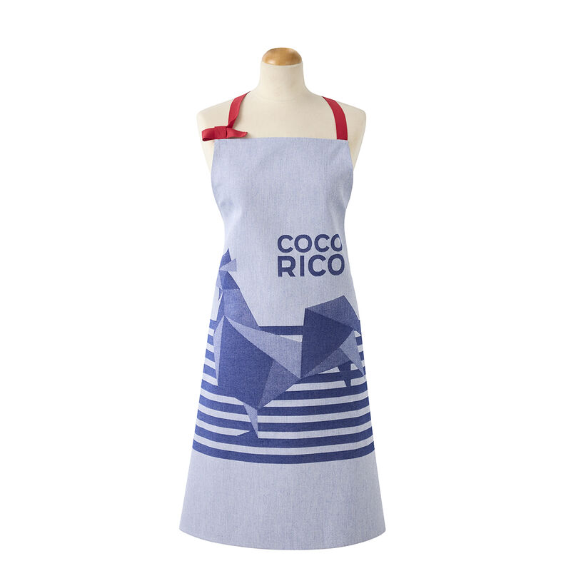 Coco-Rico Élysée Cotton Apron by Le Jacquard Francais