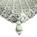 Watercolor Ikat Tablecloth in Olive by Kim Seybert