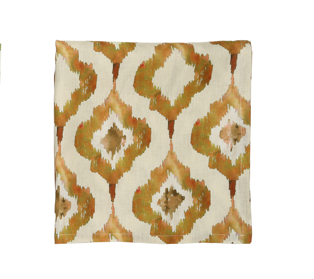 Watercolor Ikat Tablecloth in Rust by Kim Seybert