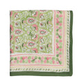 Mira Tablecloth in Green & Pink by Kim Seybert