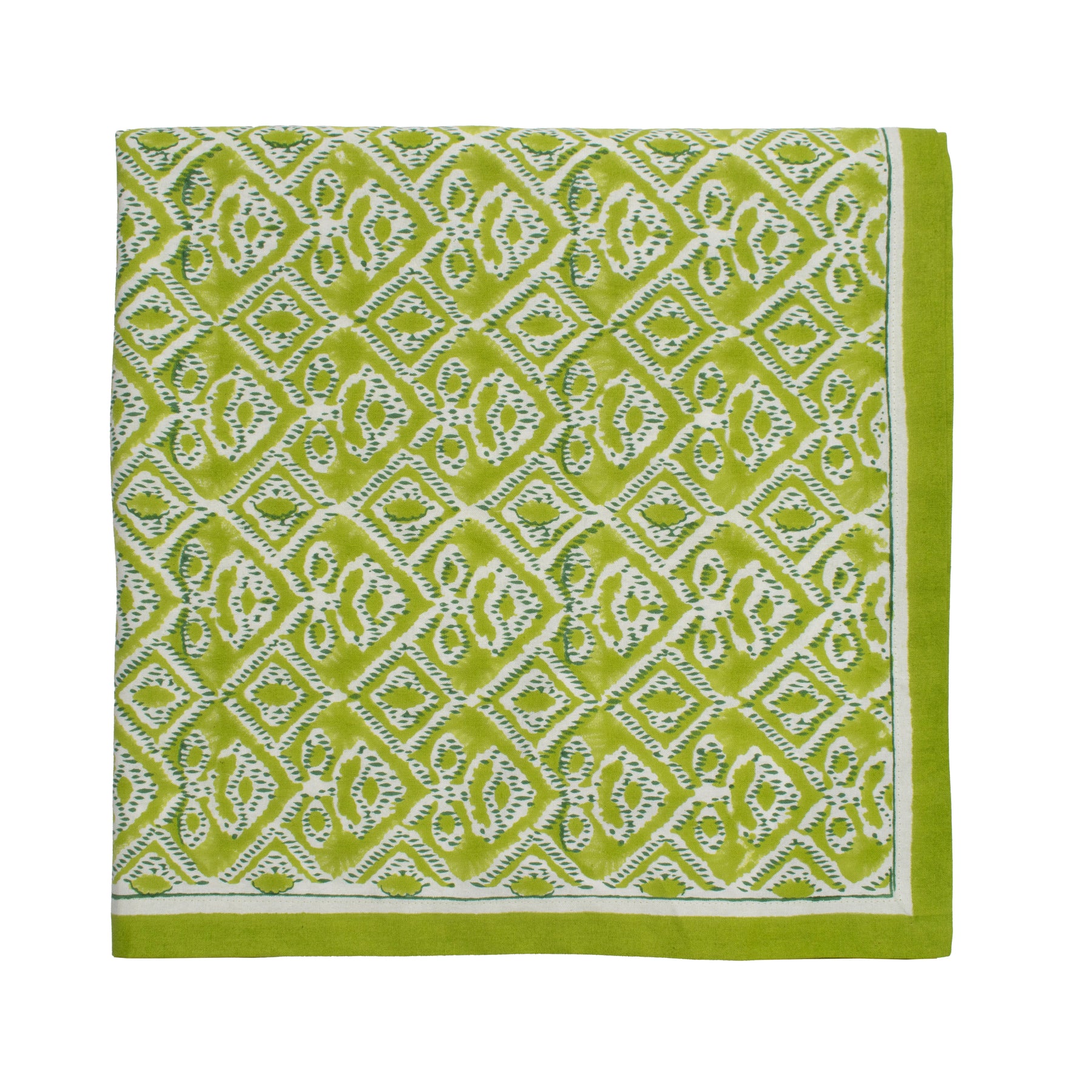 Alfresco Tablecloth in Olive & Green by Kim Seybert