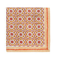 Majorelle Tablecloth in White, Pink & Orange by Kim Seybert