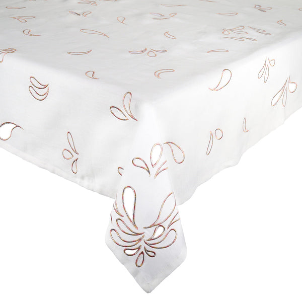 Fireworks Tablecloth in White & Multi