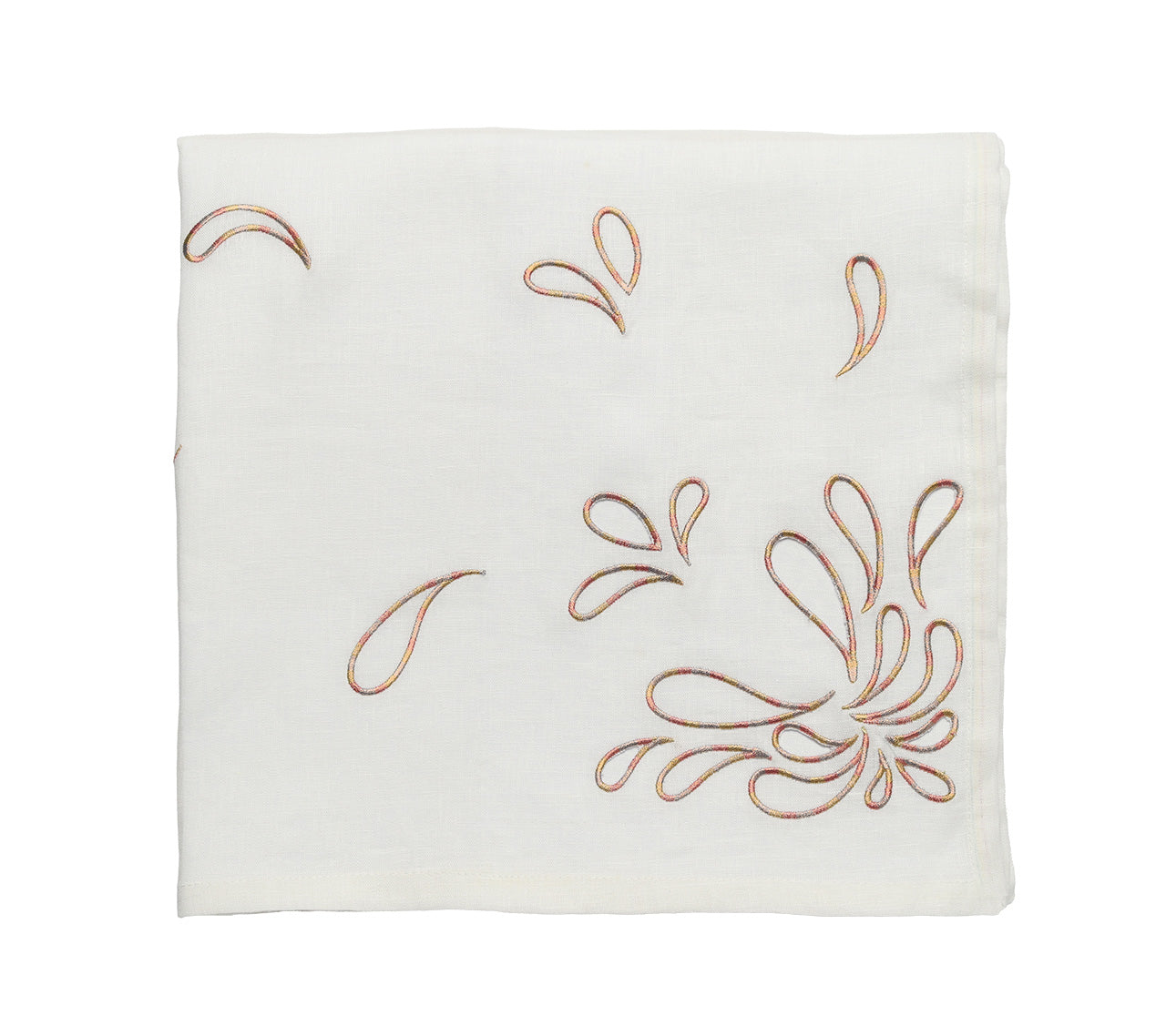 Fireworks Tablecloth in White & Multi by Kim Seybert