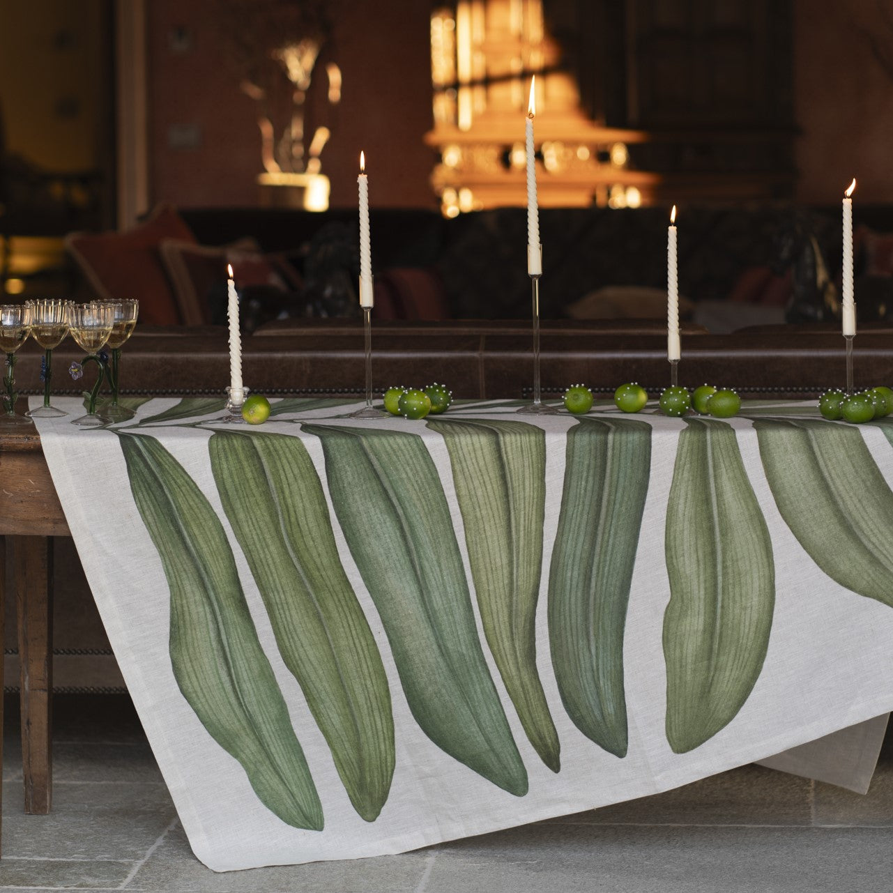 Tamarindo Table Linens by Tessitura Toscana Telerie