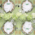 Alfresco Tablecloth in Olive & Green by Kim Seybert
