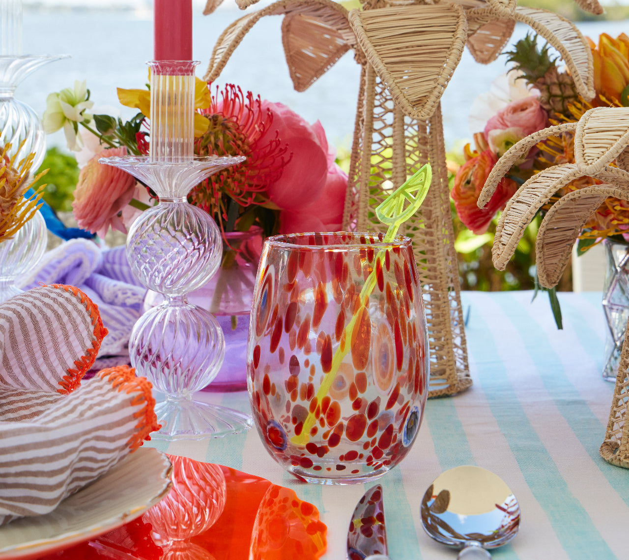 Gala Tumbler in Orange by Kim Seybert