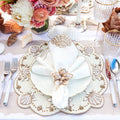 Beachcomber Placemat in Natural, Ivory & Gold by Kim Seybert