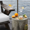 Bamboo Tumbler in Clear & Gold by Kim Seybert