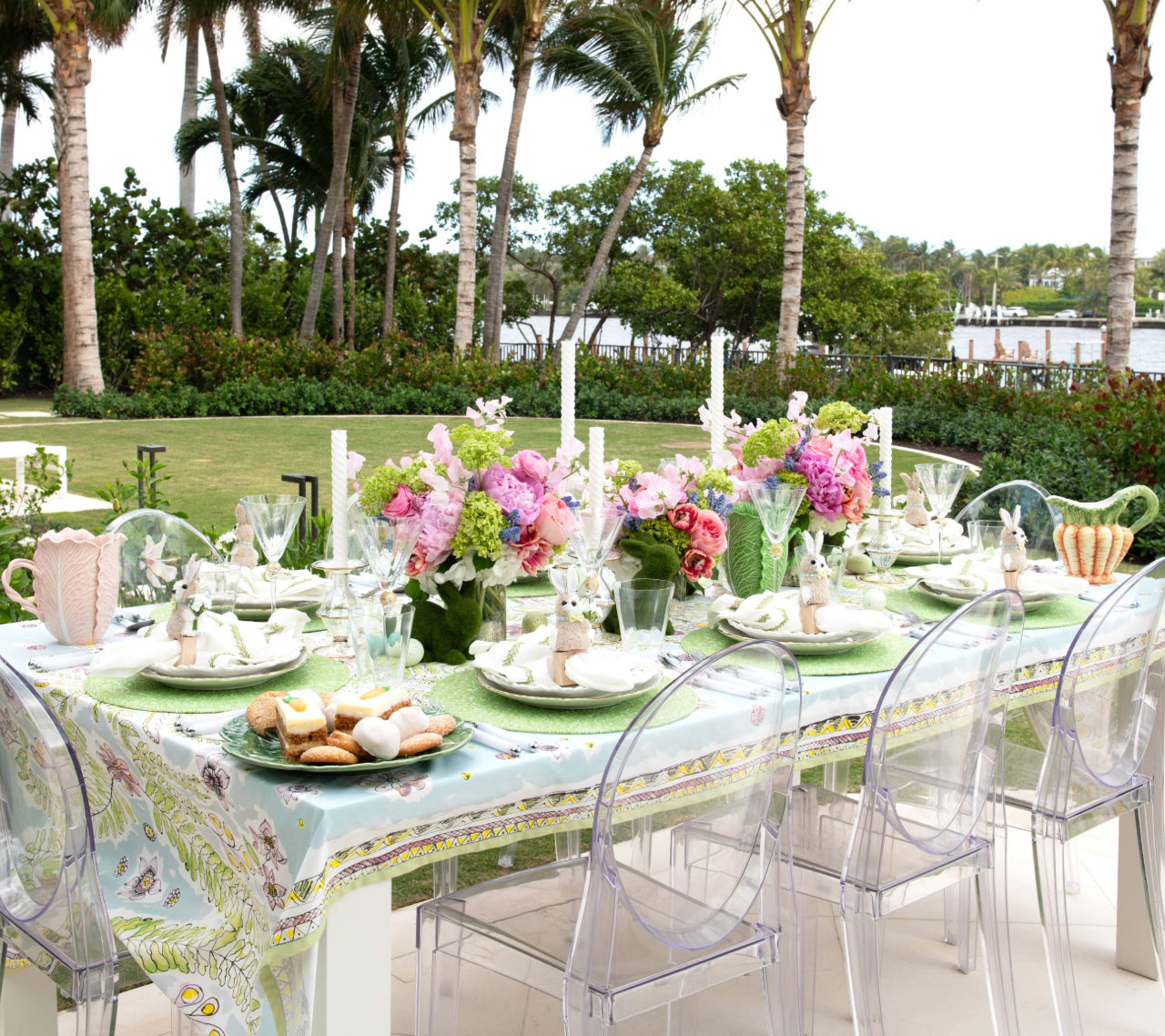 Tuileries Tablecloth in Multi by Kim Seybert