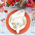 Perennial Placemat in Coral by Kim Seybert