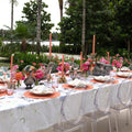 Vista Tablecloth in White & Multi by Kim Seybert