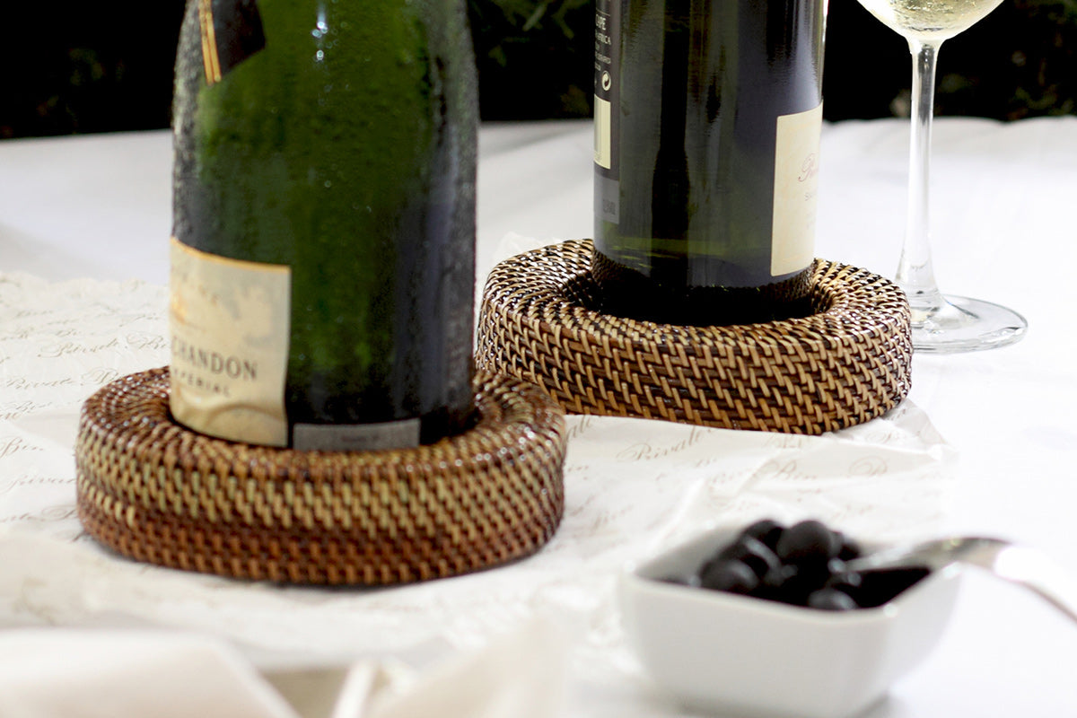 Wine Champagne Bottle Coaster by Calaisio