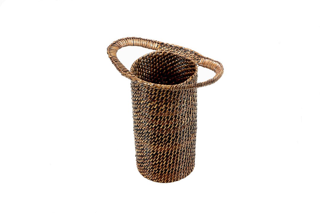 Wine Holder with Wrapped Handles by Calaisio
