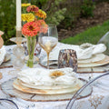 Bella Short Candle Holder in Champagne by Kim Seybert
