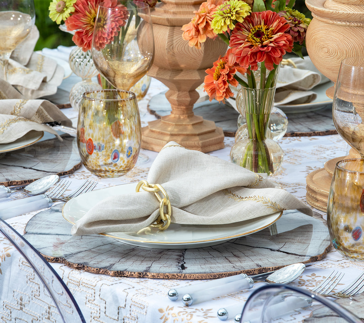 Gala Tumbler in Champagne by Kim Seybert