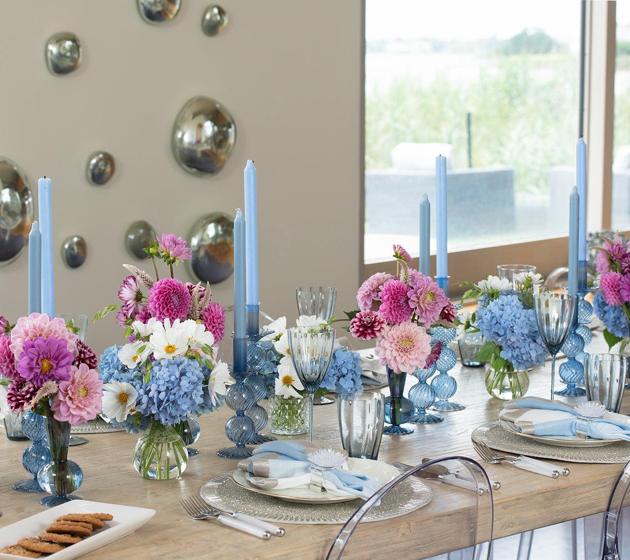 Tess Bud Vase in Cadet by Kim Seybert