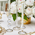 Blossom Candle Holder in Clear by Kim Seybert