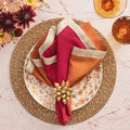 Autumn Rush Placemat in Brown & Orange by Kim Seybert