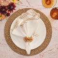 Autumn Rush Placemat in Brown & Orange by Kim Seybert