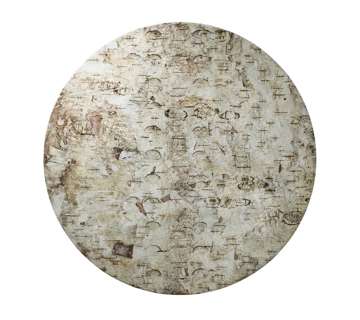 Chalet Placemat in Natural & Silver by Kim Seybert