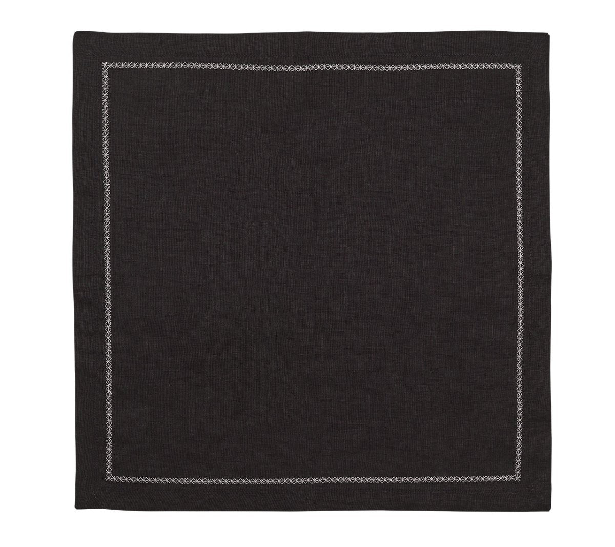 Classic Napkin in Black by Kim Seybert