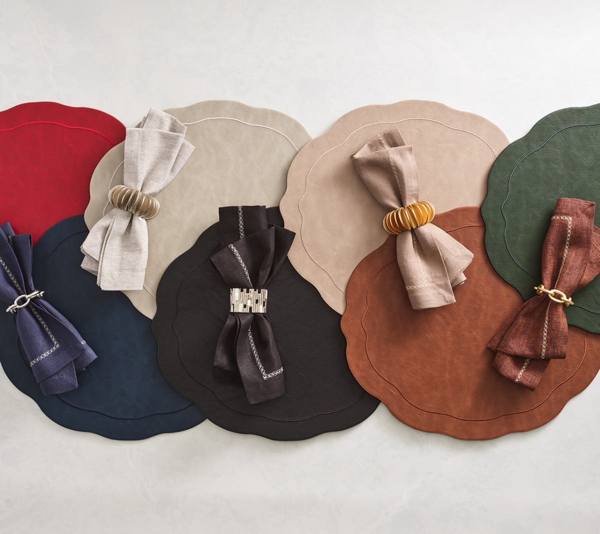 Classic Napkin in Brown by Kim Seybert