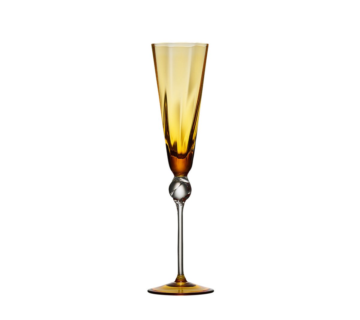 Daphne Flute in Amber by Kim Seybert