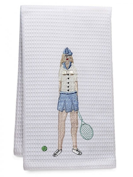 Tennis Lady Guest Towel by Jacaranda Living