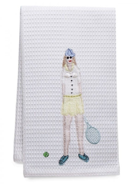 Tennis Lady Guest Towel by Jacaranda Living