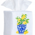 Lemons Ginger Jar Tissue Box Cover by Jacaranda Living