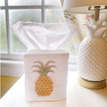 Pineapple Tissue Box Cover by Jacaranda Living