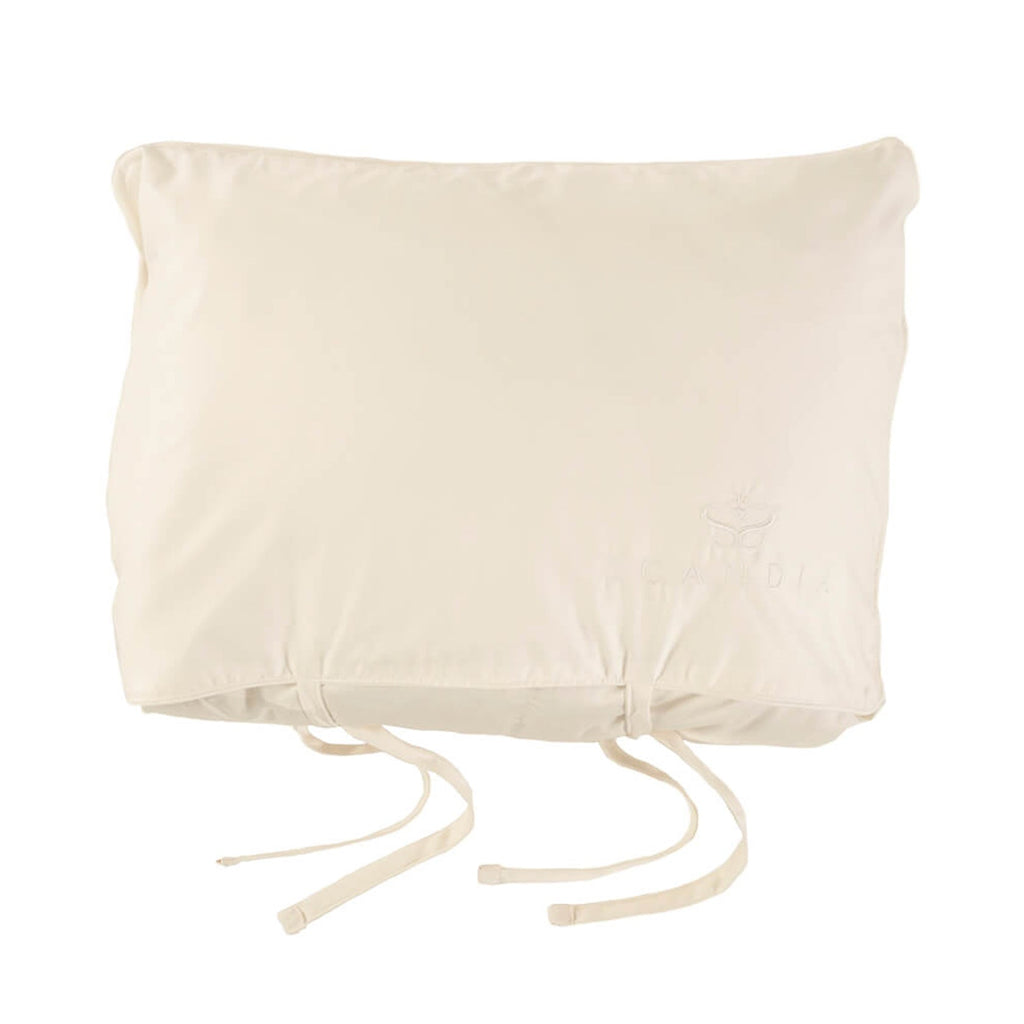 Amanda Solid White Linen Pillow