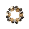 Enigma Napkin Ring in Gold & Silver by Kim Seybert