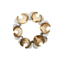 Enigma Napkin Ring in Gold & Silver by Kim Seybert