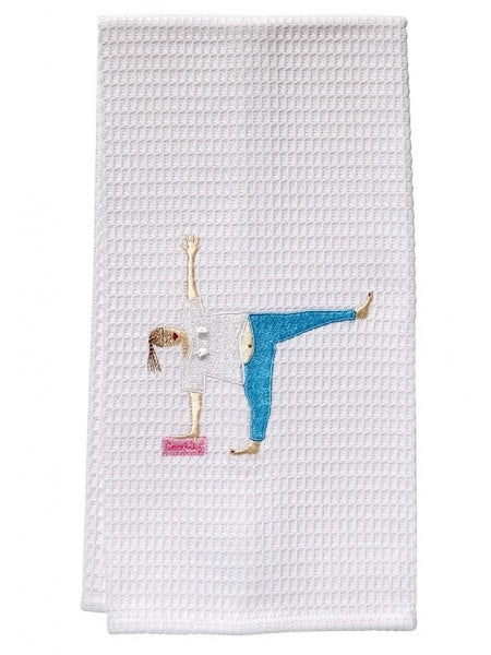 Yoga Guest Towel by Jacaranda Living