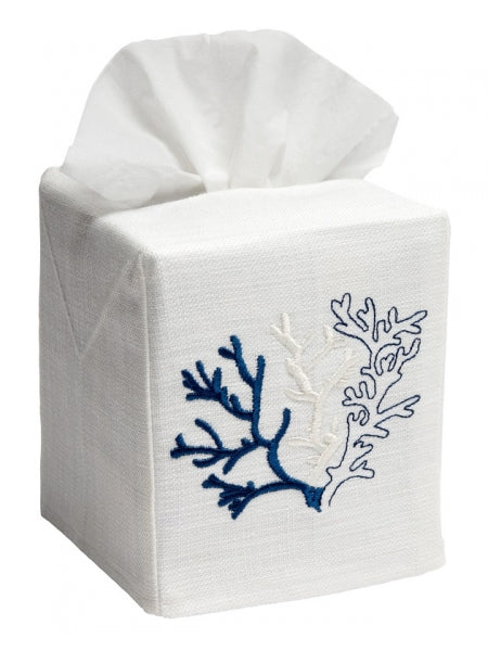 Coral Tissue Box Cover by Jacaranda Living