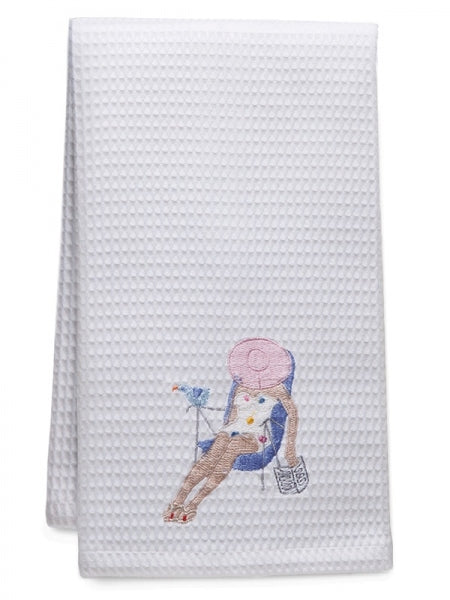 Siesta Lady Guest Towel by Jacaranda Living