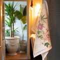 Granadilla Verde Linen Tea Towels by Tessitura Toscana Telerie