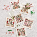 Holiday Paws Cocktail Napkin in Multi by Kim Seybert