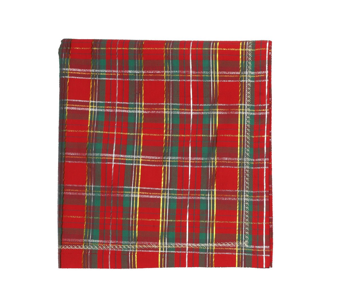 Holiday Threads Tablecloth in Red, Green & Gold by Kim Seybert