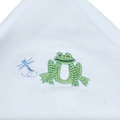 Hooded Towel Blue Frog by Little English