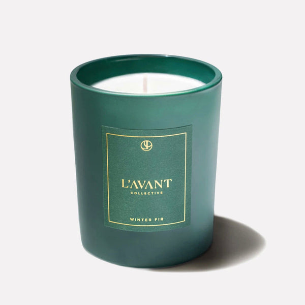 Winter Fir Candle in Green