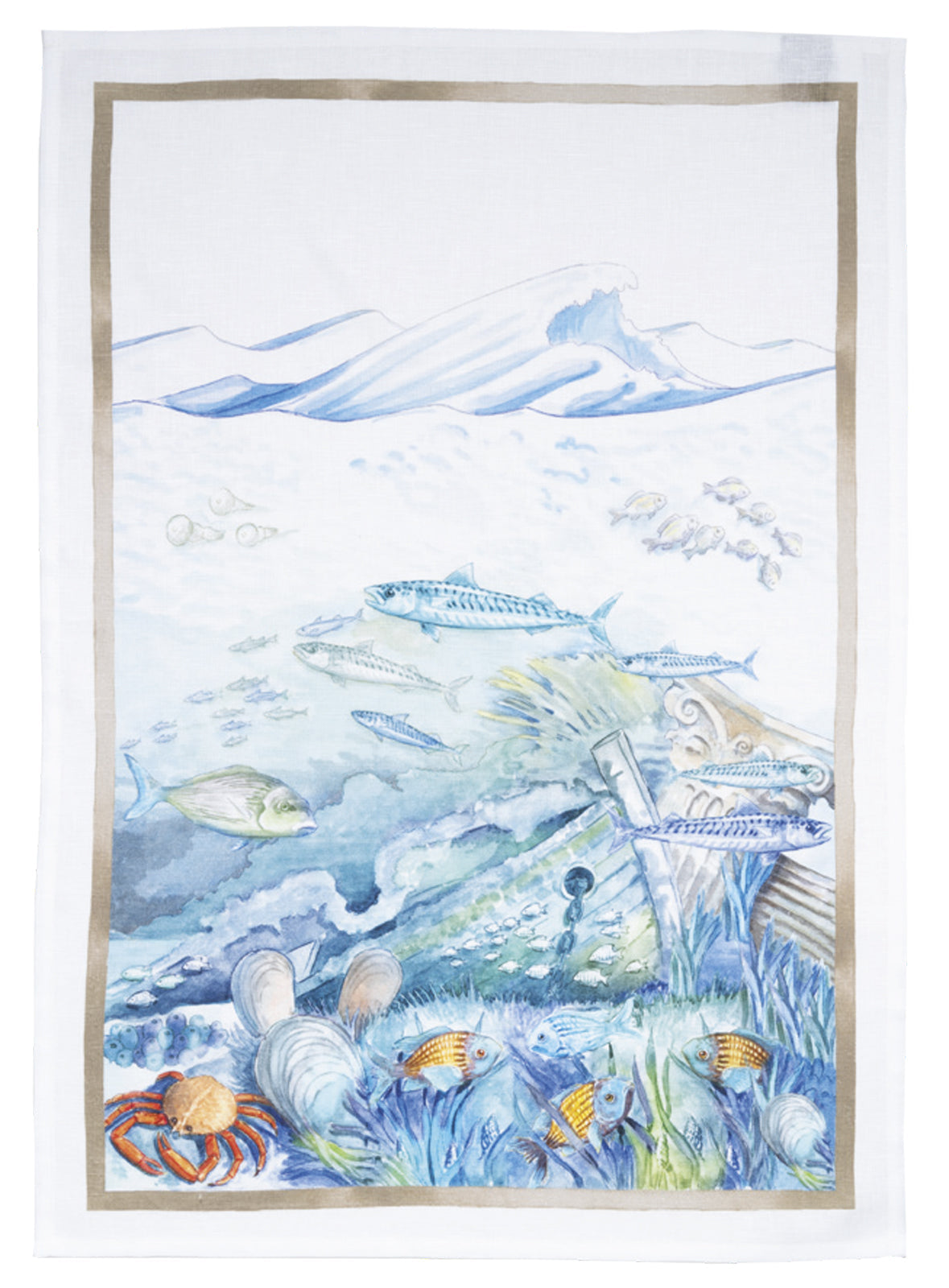 Isuela Tea Towel by Tessitura Toscana Telerie
