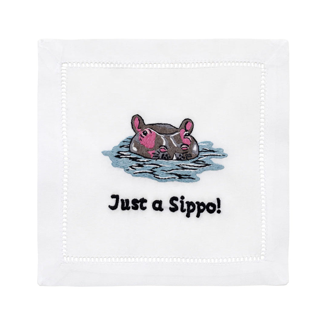 Just a Sippo Cocktail Napkins by August Morgan