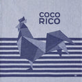 Coco-Rico Cotton Tea Towel by Le Jacquard Francais